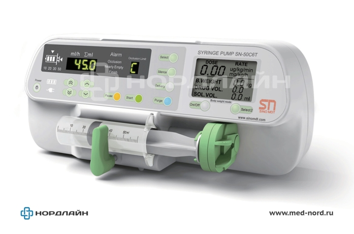 Одноканальный  шприцевой дозатор  SN-50C6T