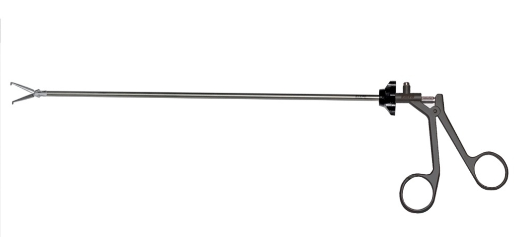 Зажим монополярный (Диссектор прямой с изогнутыми браншами 90 град, 5мм)