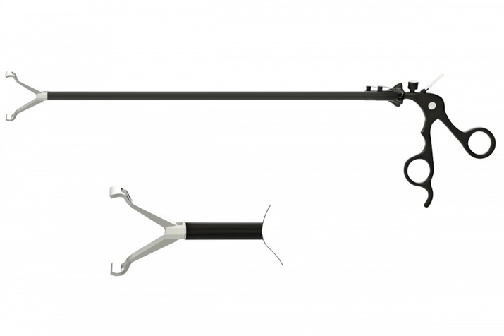 Зажим эндоскопический атравматичный (10 мм, "Бэбкок")