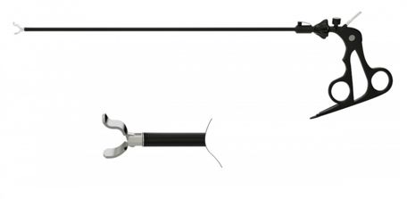 Зажим эндоскопический захватывающий (5 мм, для фаллопиевых труб)