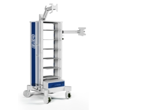 Стойка для медицинской техники СМТ ELEPS c принадлежностями по ТУ 9452-039-12966357-2016