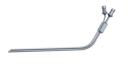 Инструмент для аспирации и ирригации (двухходовой изогнутый 4 мм)