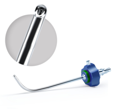 Вставка эндоскопическая инструментальная (риноскопическая режущая d4,2 мм, изгиб – 65 гр., фронтальная)